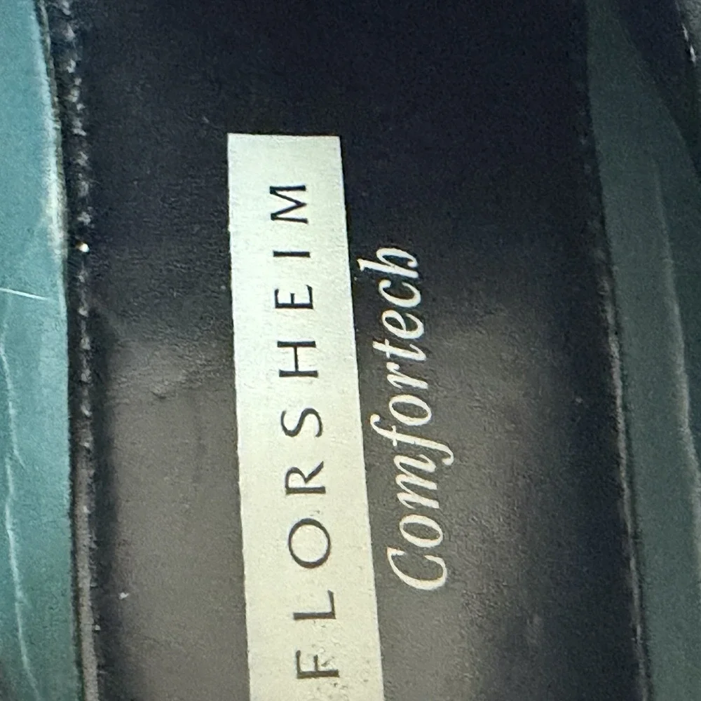 Florsheim Comfortech Brown Leather Cap Toe Oxford Dress Shoes Mens 9.5 3E